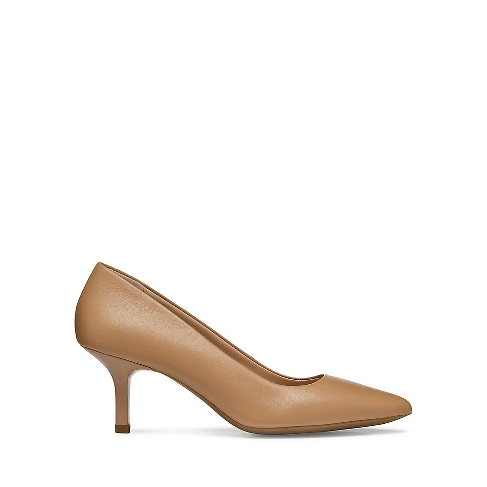 Kleopy Leather Point-Toe Pumps