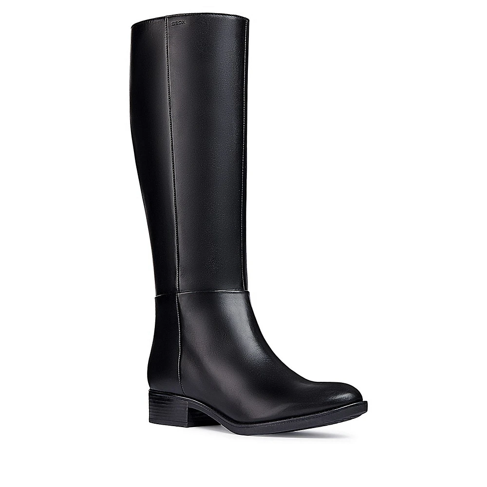 Women's Felicity Leather Riding-Style Tall Boots