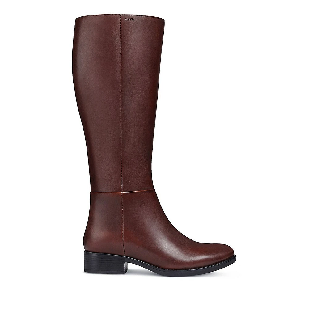 Women's Felicity Leather Riding-Style Tall Boots