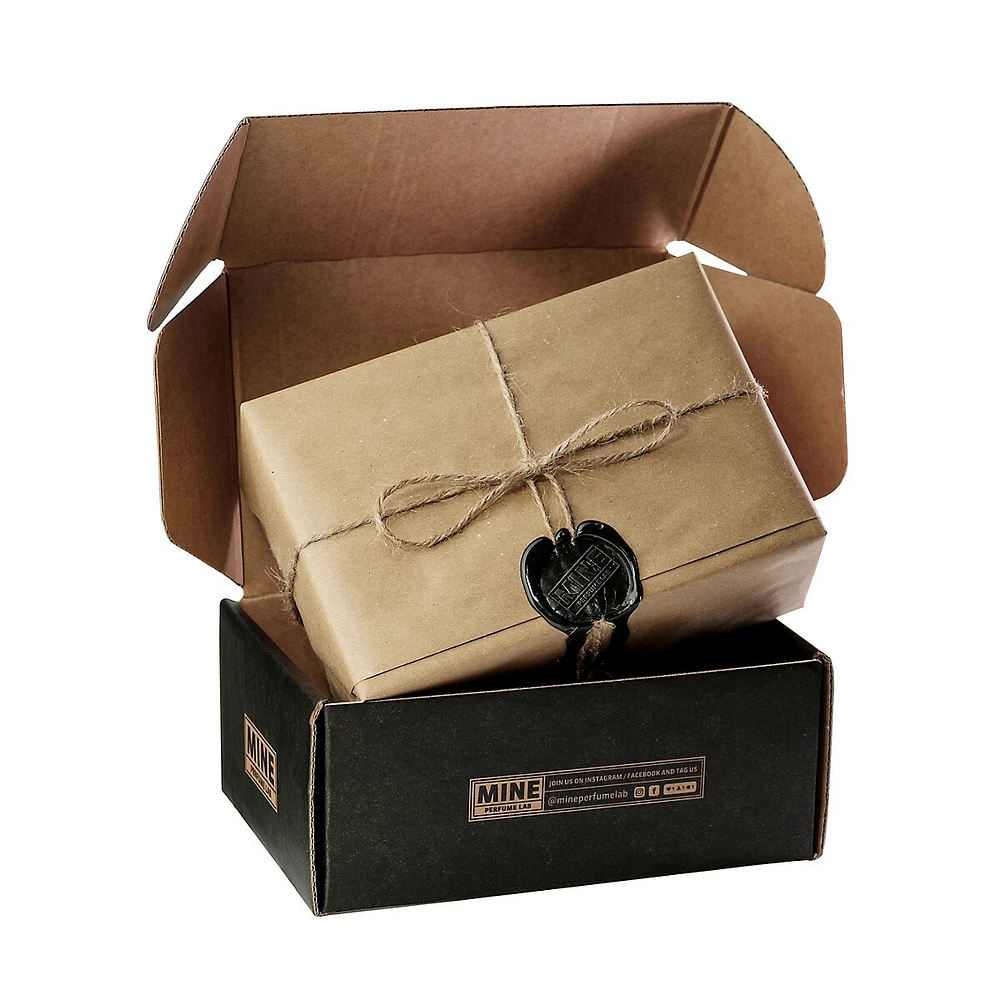 Coffret découverte de huit pièces Mine Perfume Lab - doux et chaud