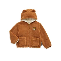 Moschino Bear Reversible Fuzzy Jacket