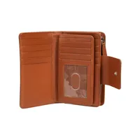 Croco Rfid Secure Medium Clutch Wallet