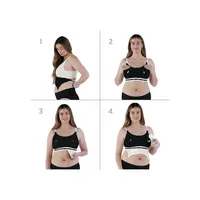 Clip & Pump Hands-Free Nursing Bra Accessory