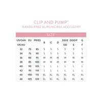 Clip & Pump Hands-Free Nursing Bra Accessory