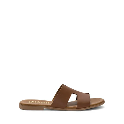 Cutout Slide Sandals