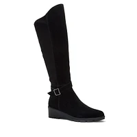 Santa Cruz Waterproof Stretch Suede Over-The-Knee Boots