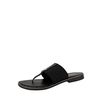 Women's Wide-Band Elastic Toe-Thong Sandals