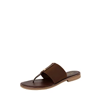 Wide Elastic Band Thong Sandals