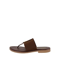 Wide Elastic Band Thong Sandals