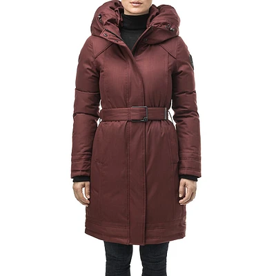 Hooded Belted Parka