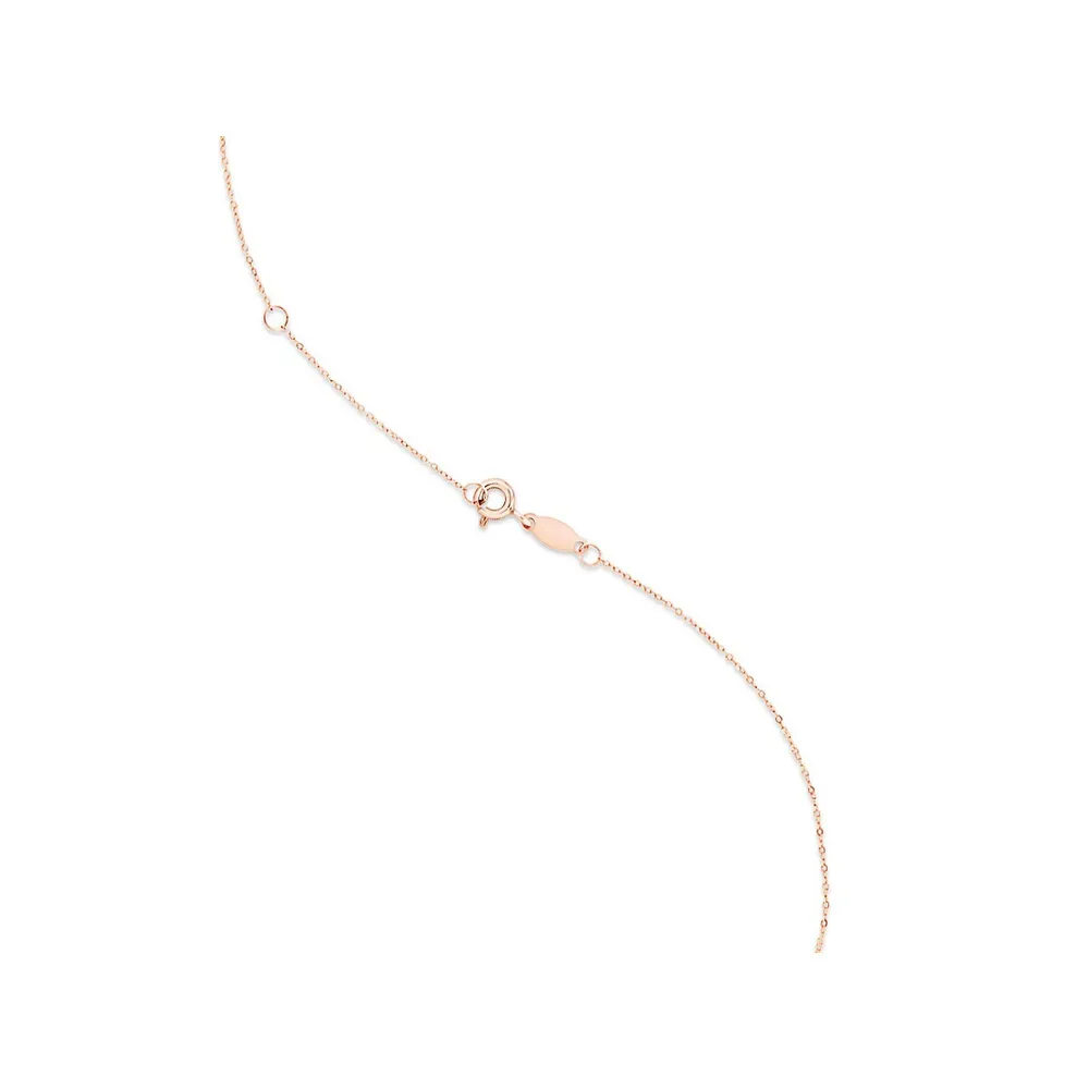 Small Infinitas Pendant With 1/4 Carat Tw Of Diamonds In 10kt Rose Gold