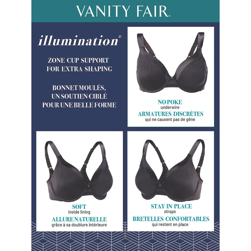 Vanity Fair Women's Illumination Underwire Bra, Style 76338