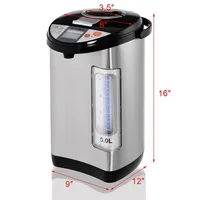 Costway 5l Lcd Water Boiler & Warmer Electric Hot Pot Kettle Hot Water Dispenser
