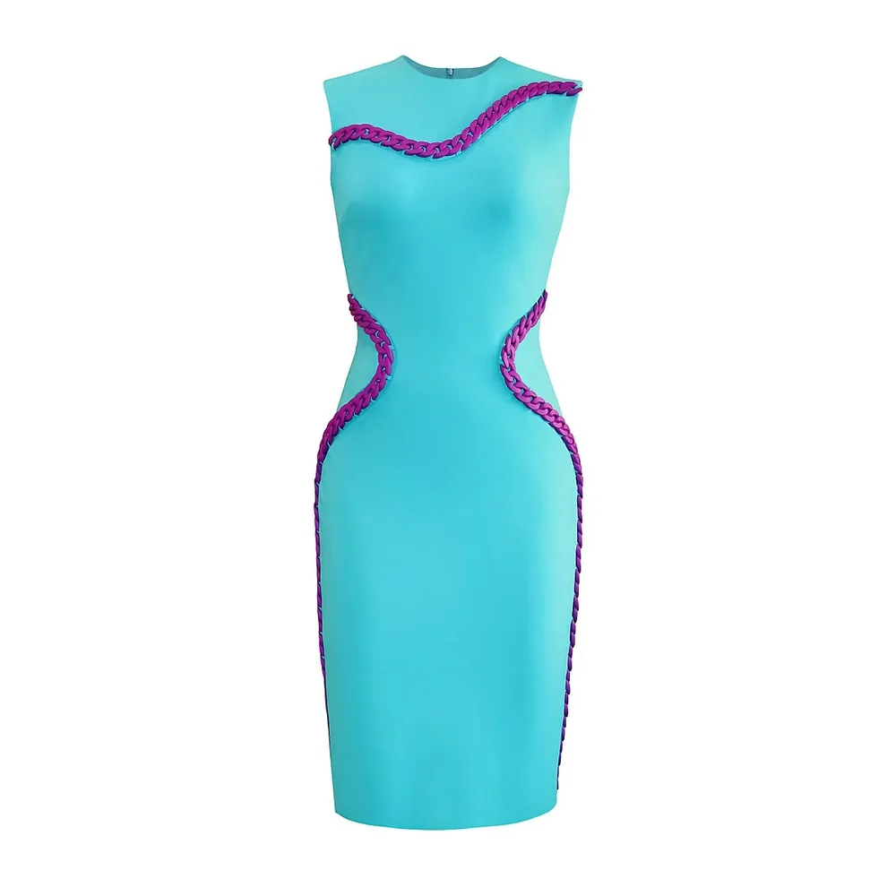 Pencil Dress with Cut Out Accent – L'MOMO