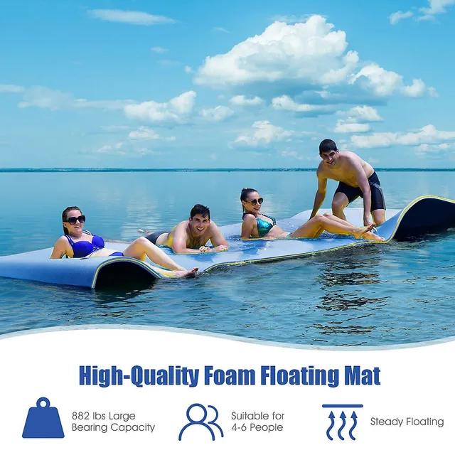 Soozier 16.4FT Floating Water Mat Float Pad Used in Lake Pool