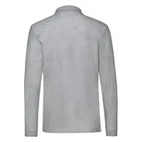 Mens Premium Heather Long-sleeved Polo Shirt