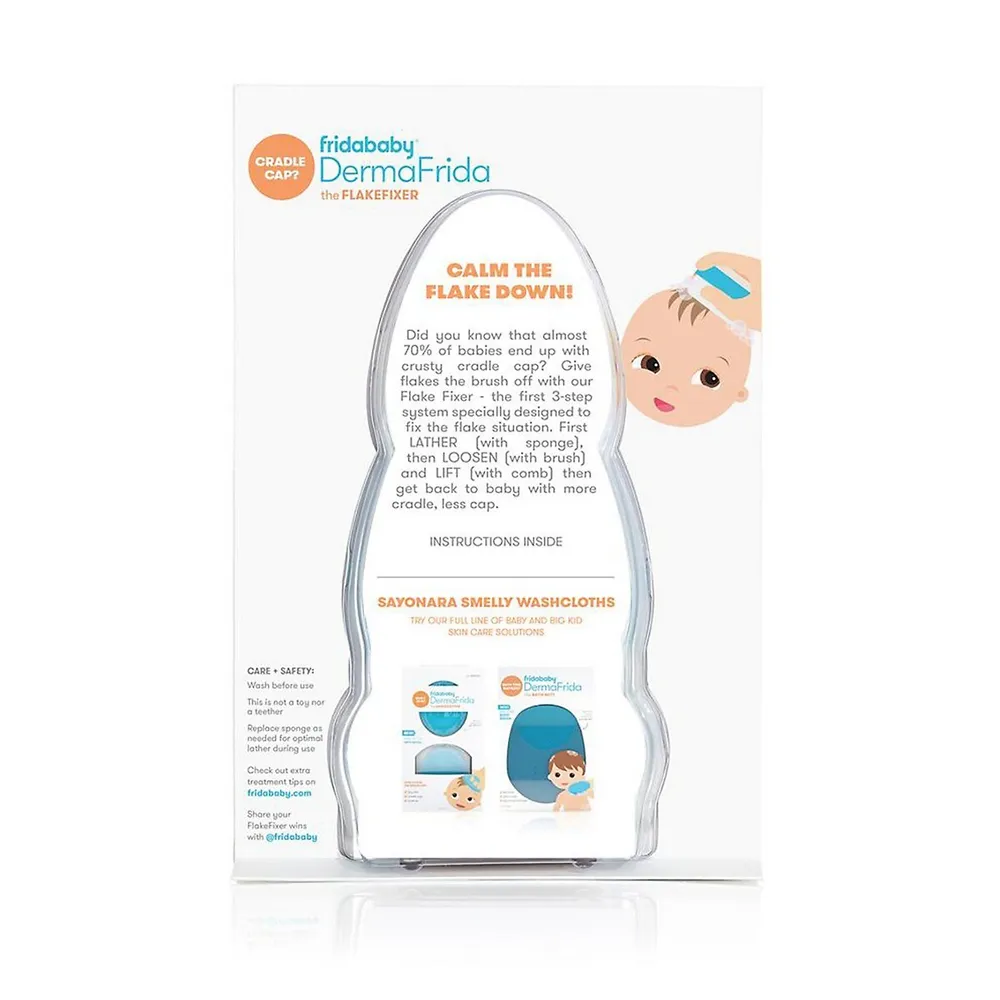 Système de nettoyage de casque séborrhéique en trois étapes pour bébé