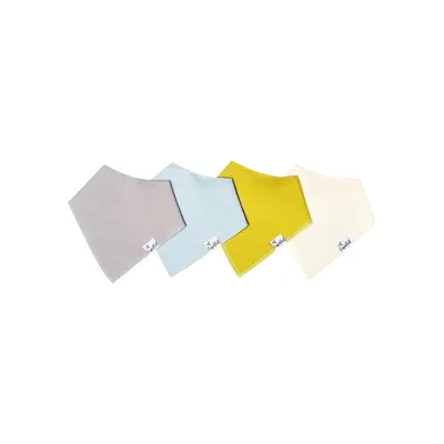 Stone 4-Pack Bandana Bib Set
