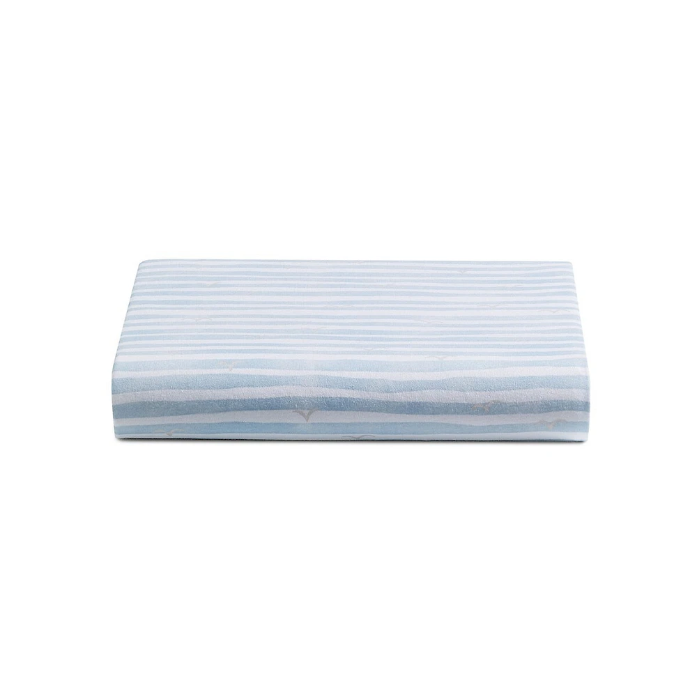 Up And Up Away Striped Cotton Fitted Crib Sheet