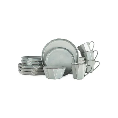 Stoneware 16-Piece Dinnerware Set
