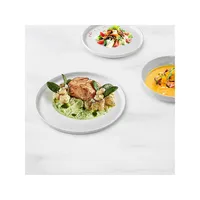 Bone China 16-Piece Coupe Dinnerware Set