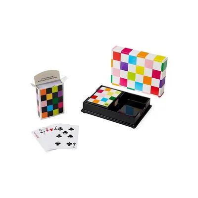 Games Checkerboard Lacquer Card Set