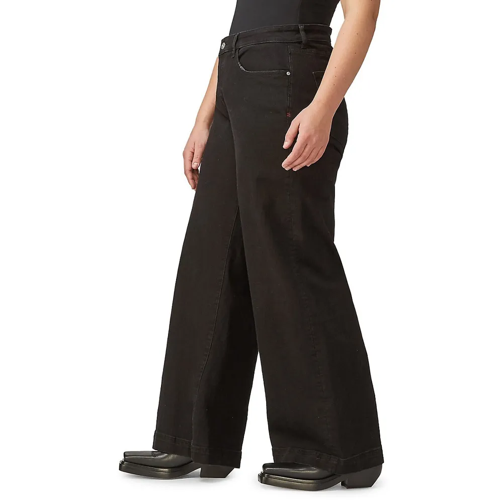 Nce High-Rise Wide-Leg Jeans