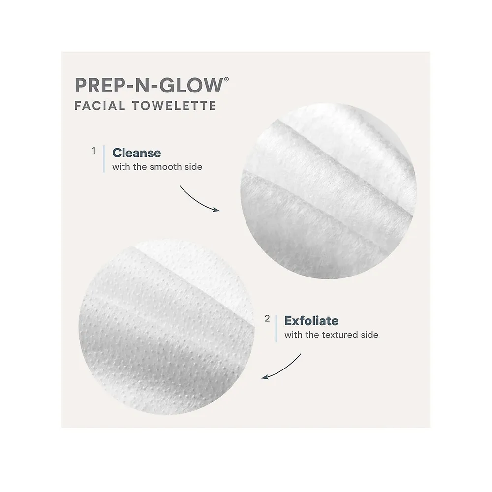 Prep-N-Glow Cleanse + Exfoliation Cloths