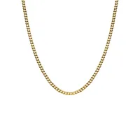 18K Goldplated Cuban Link Necklace