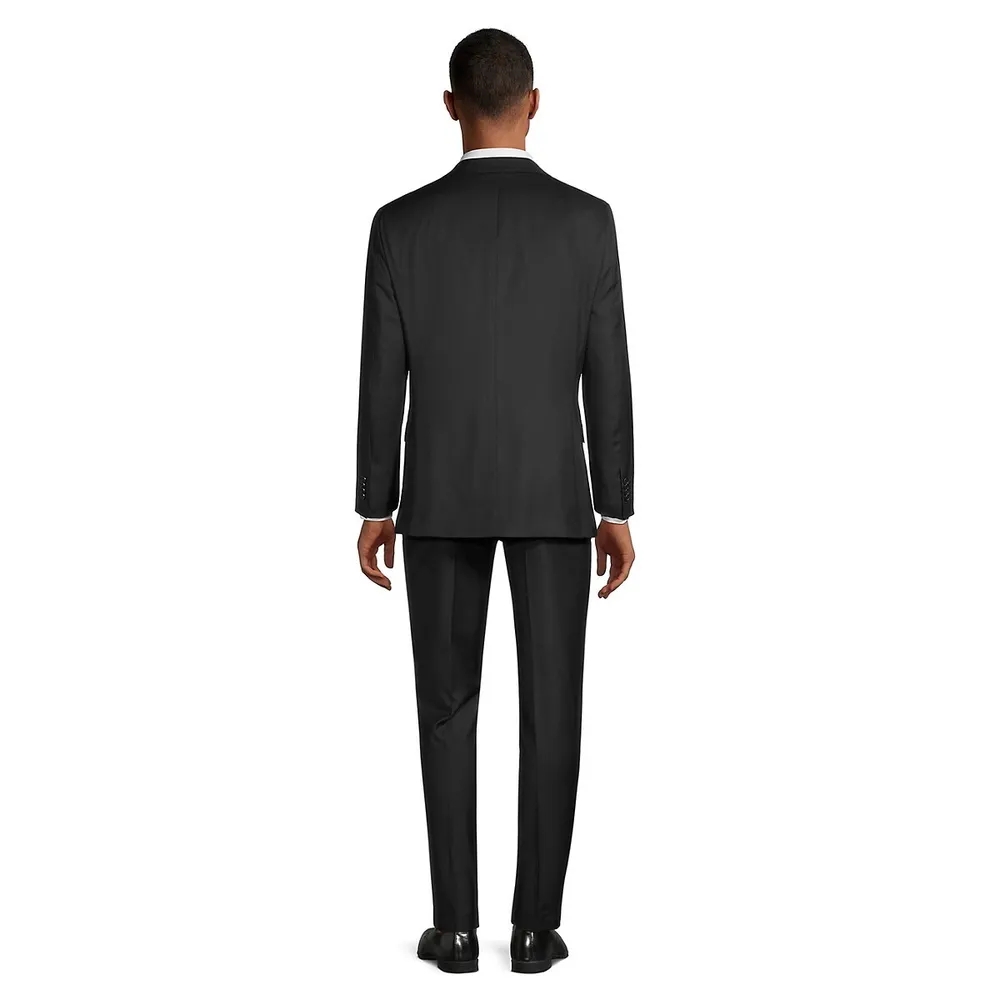 Slim-Fit Stretch Knit Nested Suit