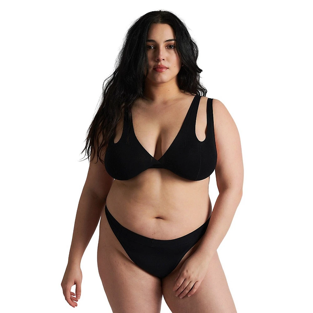 Nuu Black Nuudii Tee System Bralette