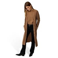 Wool & Cashmere Longline Cardigan