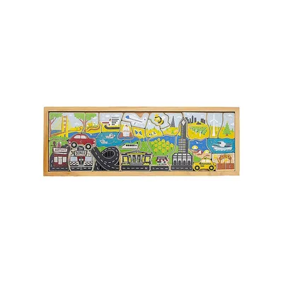 City A To Z Puzzle & Playset