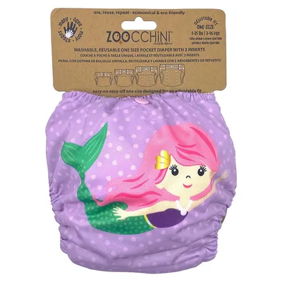 Baby's Reusable Pocket Diaper - Marietta the Mermaid