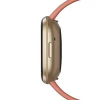 Unisex Versa 3 Aluminum & Silicone Smartwatch FB511GLPKFRCJK - Pink Clay