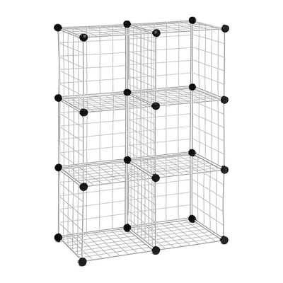 6-Pack Modular Mesh Storage Cube