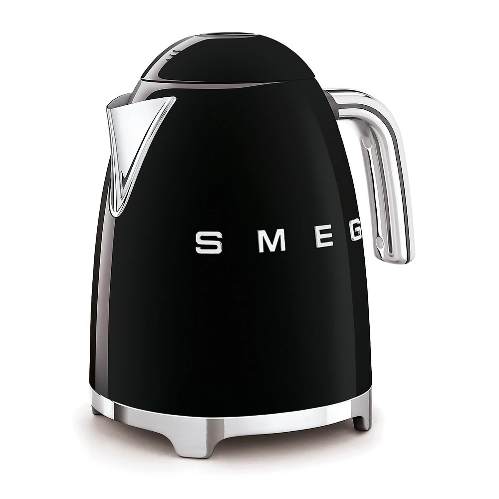 Retro-Style 3D-Logo Electric Kettle