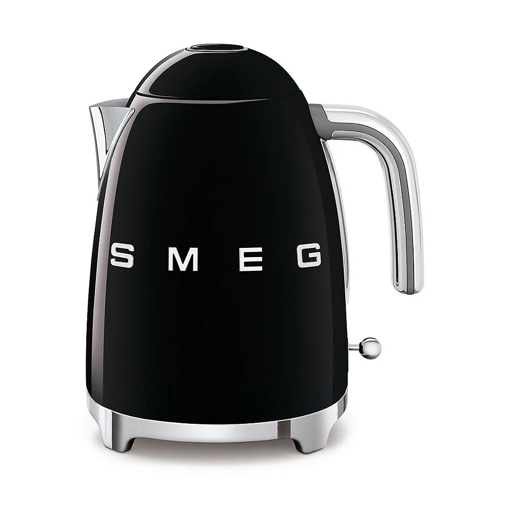 Retro-Style 3D-Logo Electric Kettle