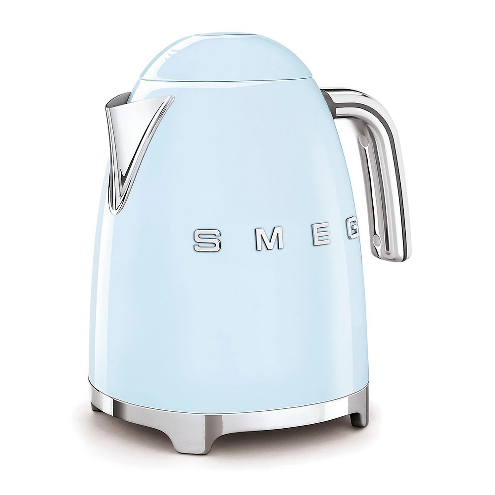 Retro-Style 3D-Logo Electric Kettle