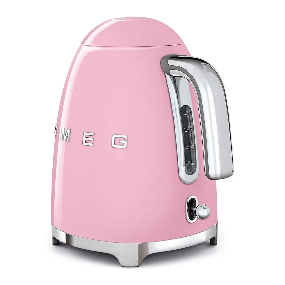 Retro-Style 3D-Logo Electric Kettle