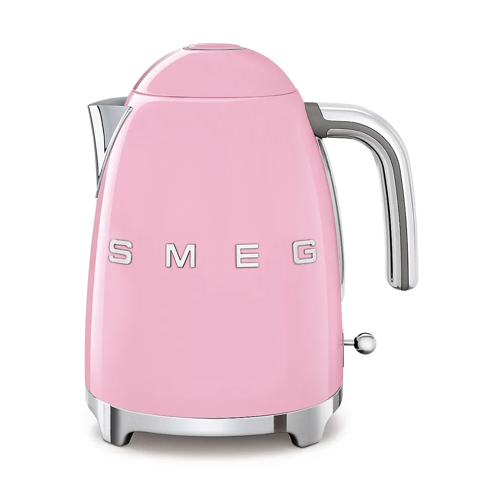 Retro-Style 3D-Logo Electric Kettle