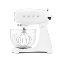 Retro-Style Stand Mixer With Glass Bowl