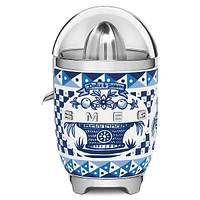 Smeg x Dolce&Gabbana Blu Mediterraneo Slow Juicer CJF01DGBUS