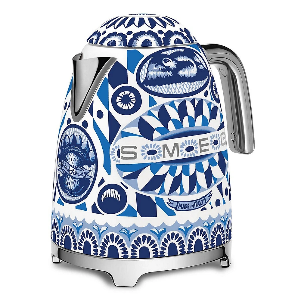 Smeg x Dolce&Gabbana Blu Mediterraneo Kettle KLF03DGBUS