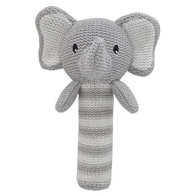 Huggable Knit Ezra Elephant Toy