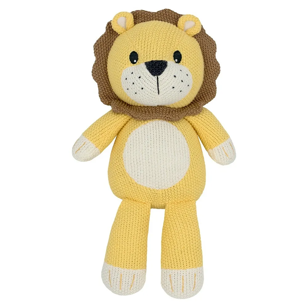 Whimsical Leo Lion Knit Toy