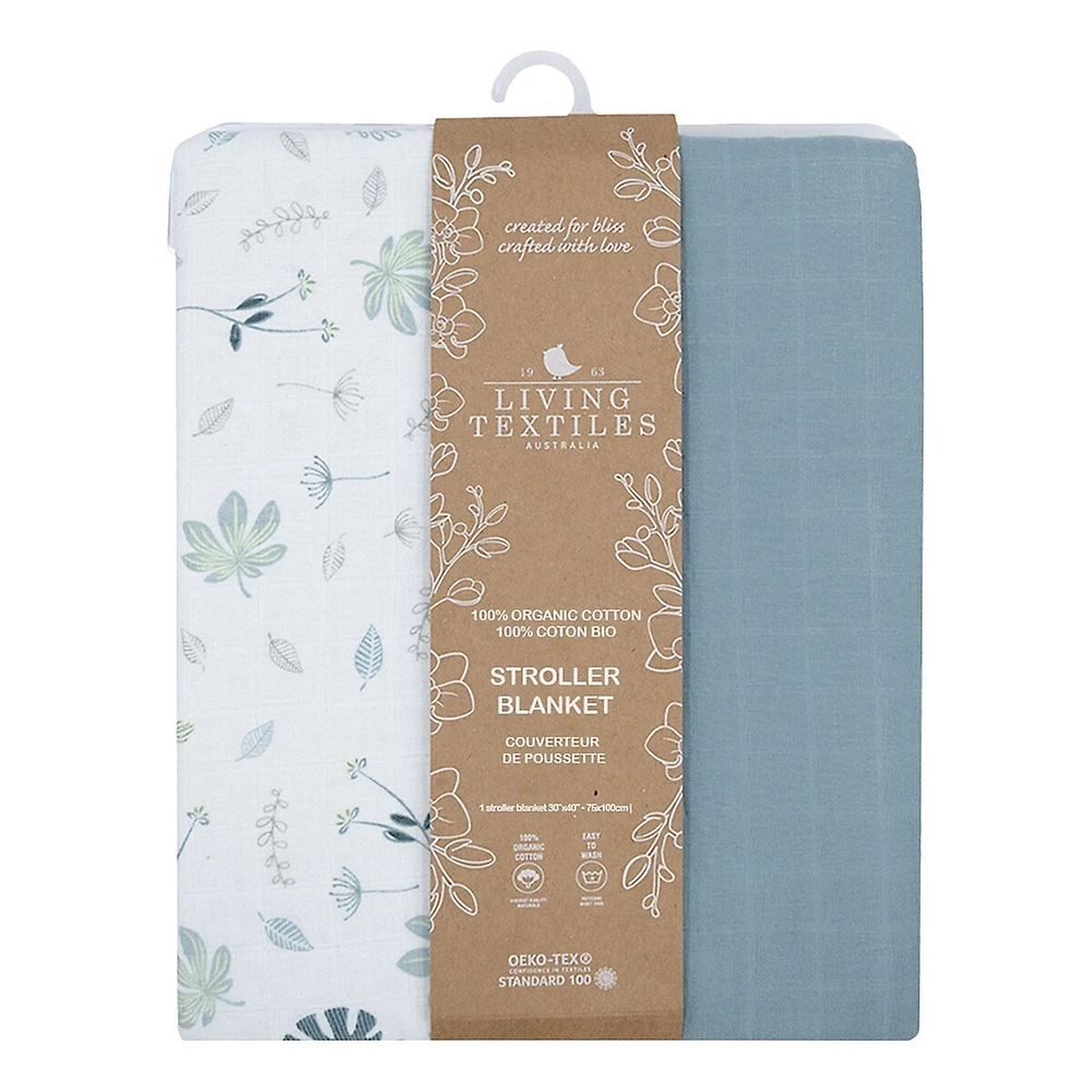 Banana Leaf Organic Muslin Blanket