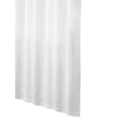 Waffle Texture Shower Curtain