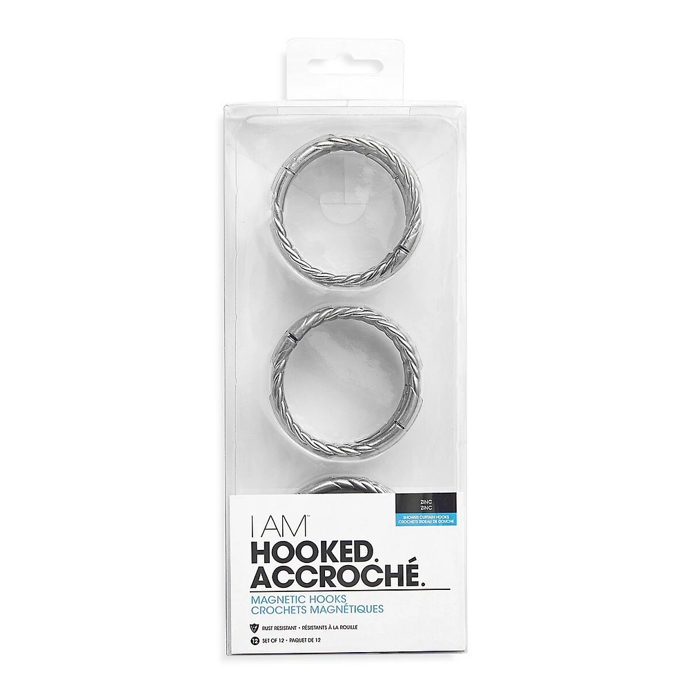 Crochets magnétiques I Am Hooked de Bathroom Basics