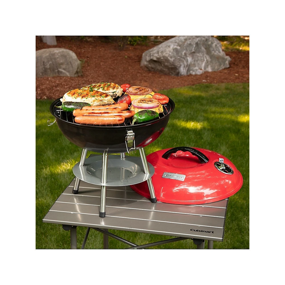 14-Inch Portable Charcoal Grill CCG-190RB-C